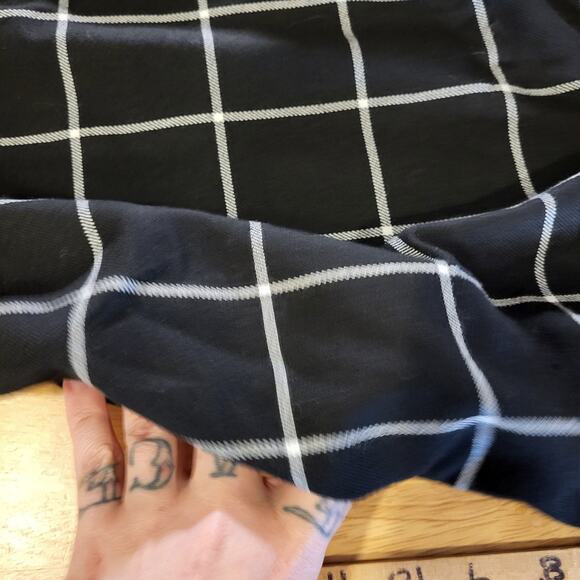 Hot Topic Black Strap Mini Dress Sleeveless Silver Buckle Stretch Small - Picture 3 of 14